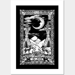 The Moon Tarot Occult Magic Posters and Art